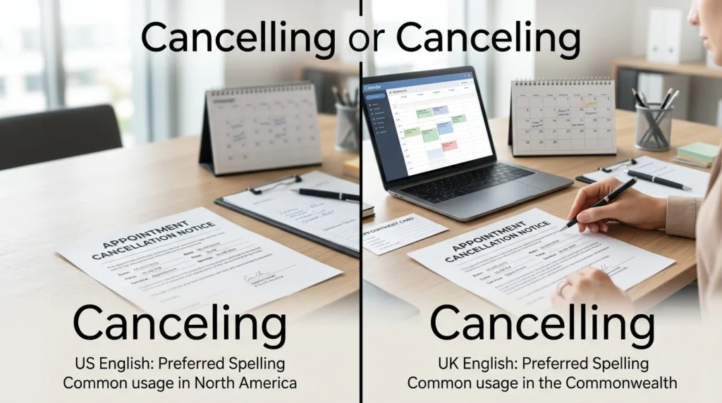 cancelling or canceling