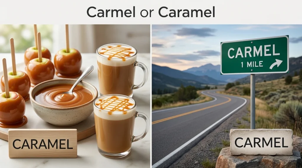 carmel or caramel