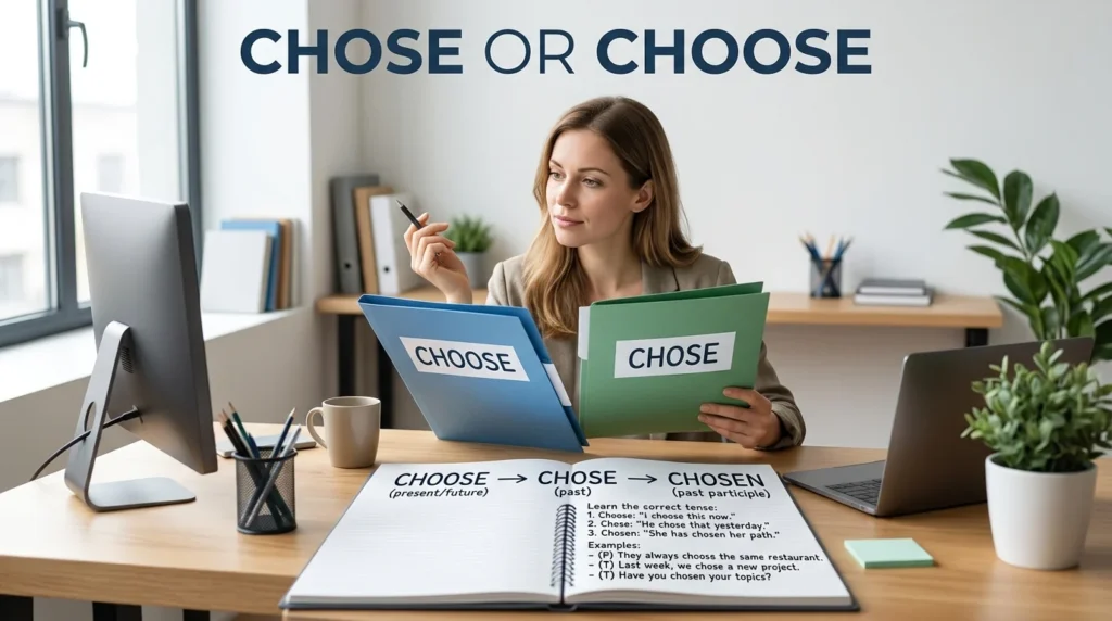 chose or choose