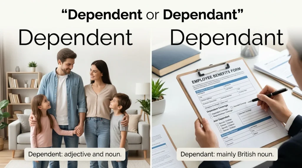 dependent or dependant