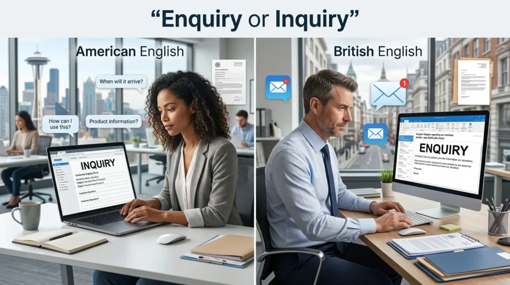 enquiry or inquiry
