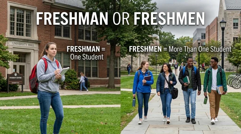 freshman or freshmen