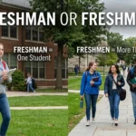 freshman or freshmen