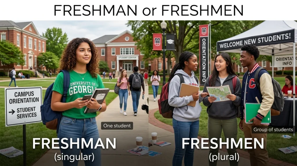 freshmen or freshman