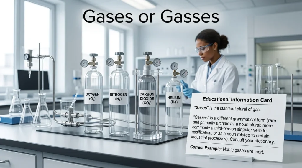 gases or gasses