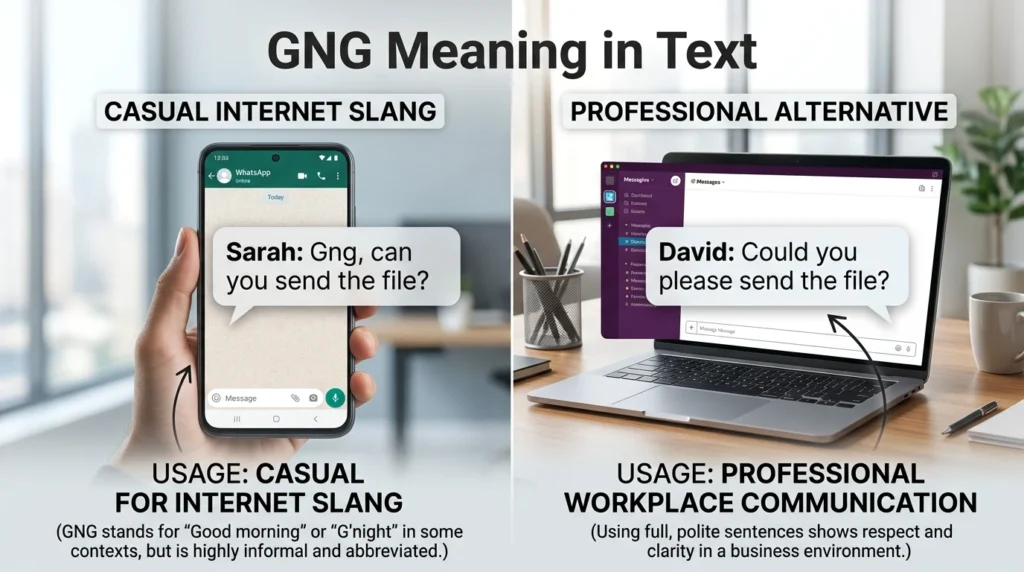 gng meaning in text