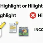 highlight or hilight