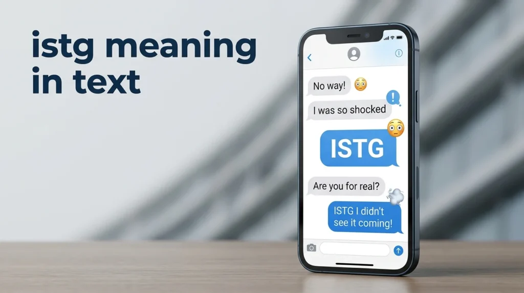 istg meaning in text