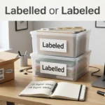 labelled or labeled