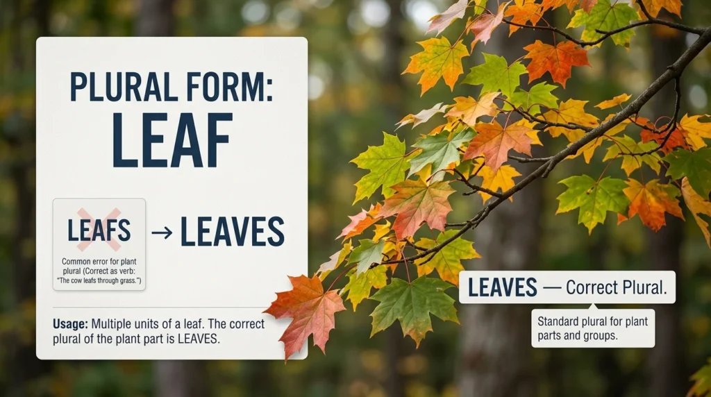 leafs or leaves