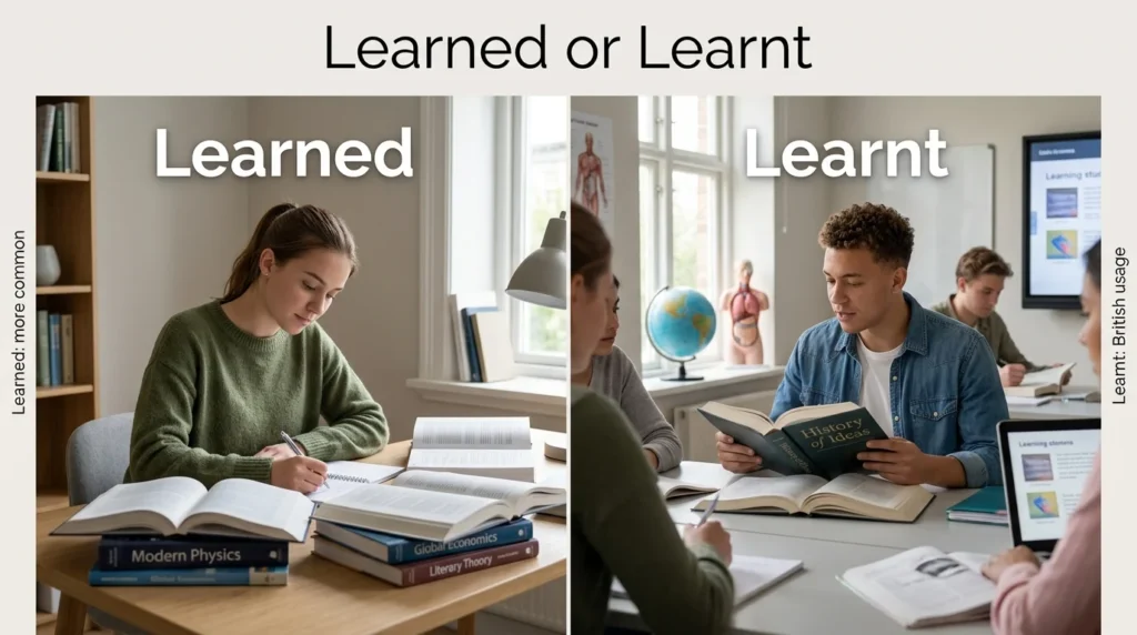 learned or learnt