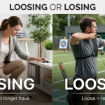 loosing or losing
