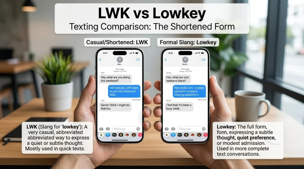 lwk meaning in text