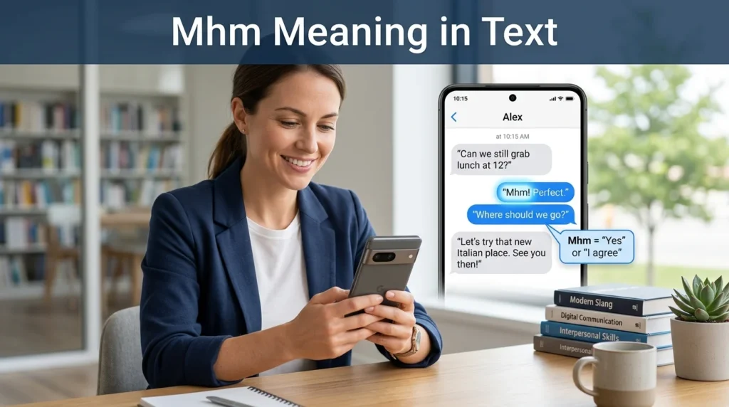 mhm meaning in text