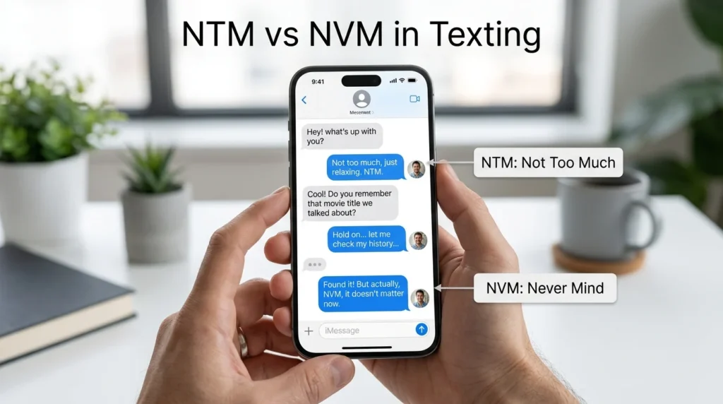 ntm meaning in text