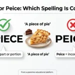 piece or peice