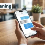sb meaning in text