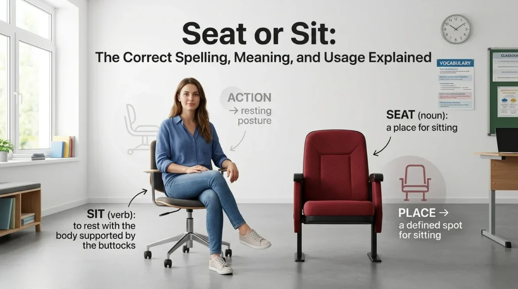 seat or sit