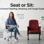 seat or sit
