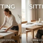 setting or sitting