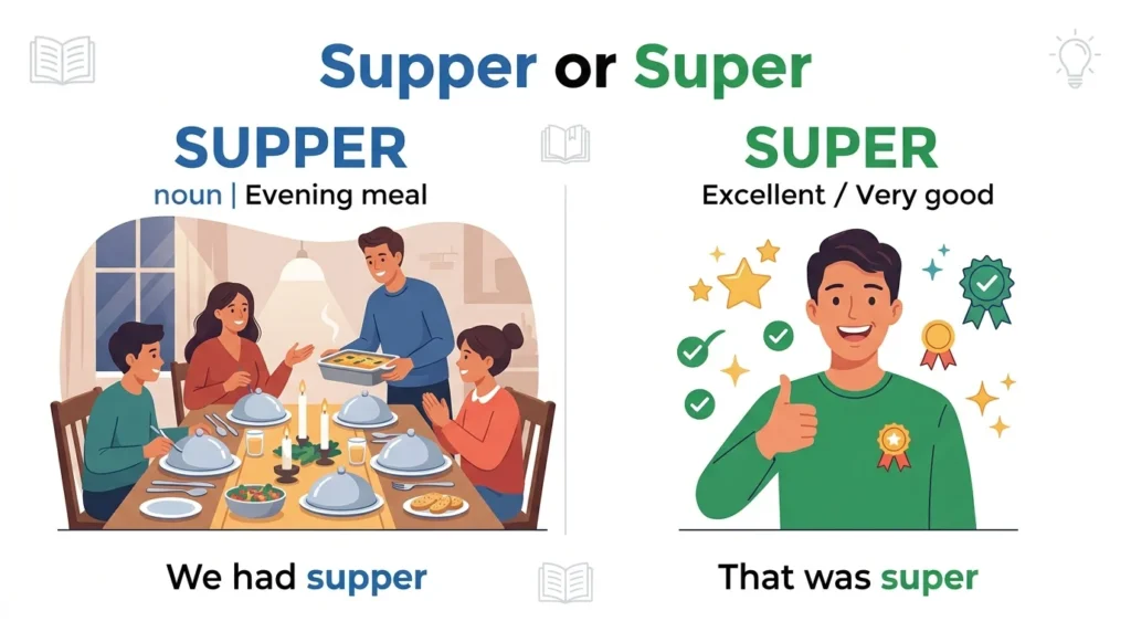 supper or super