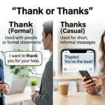 thank or thanks