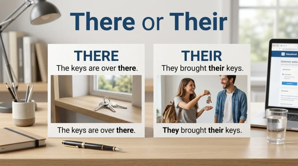 there or their