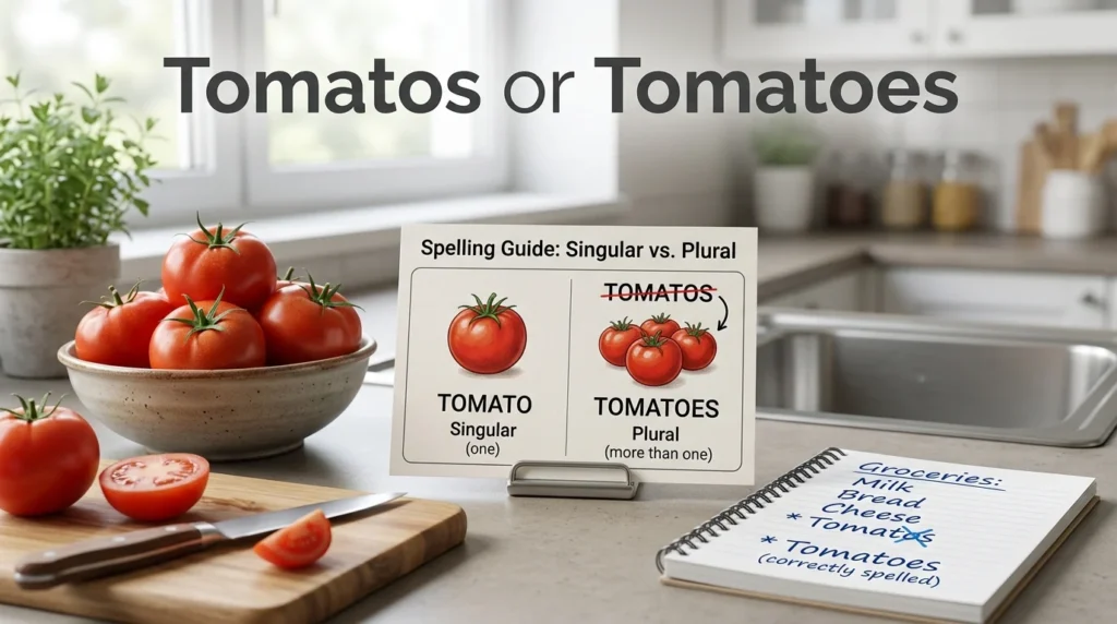 tomatos or tomatoes