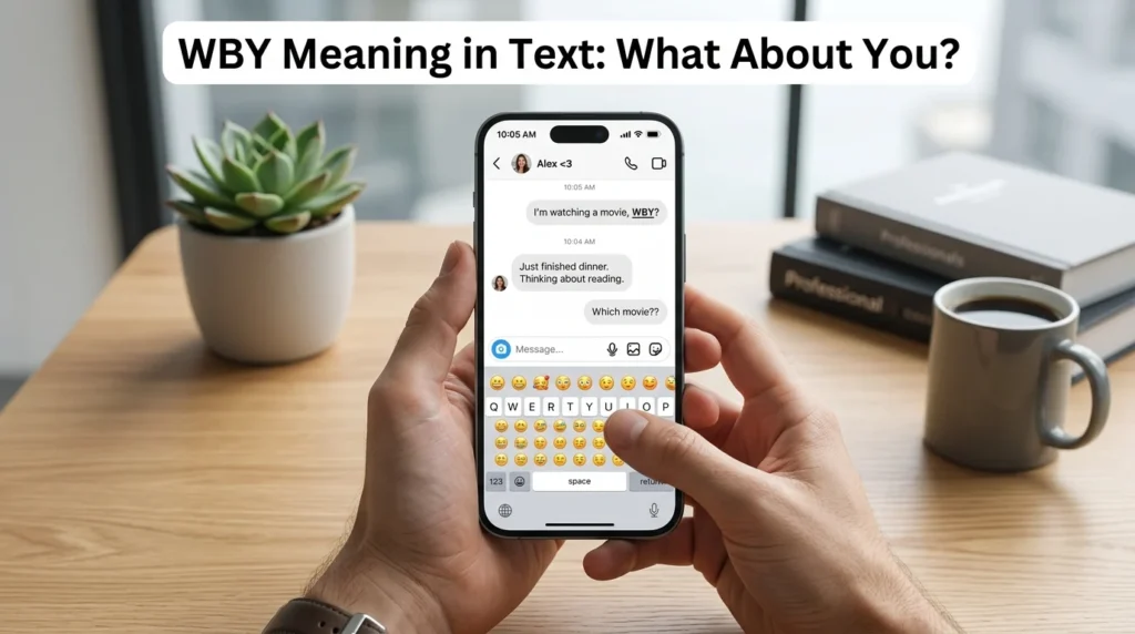 wby meaning in text