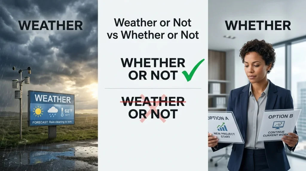 weather or not