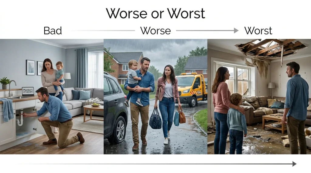 worse or worst