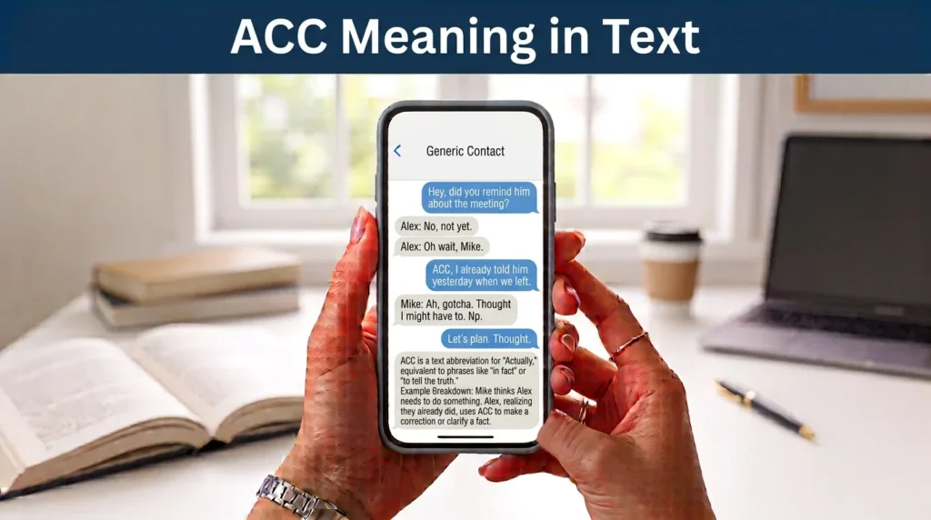 acc meaning in text