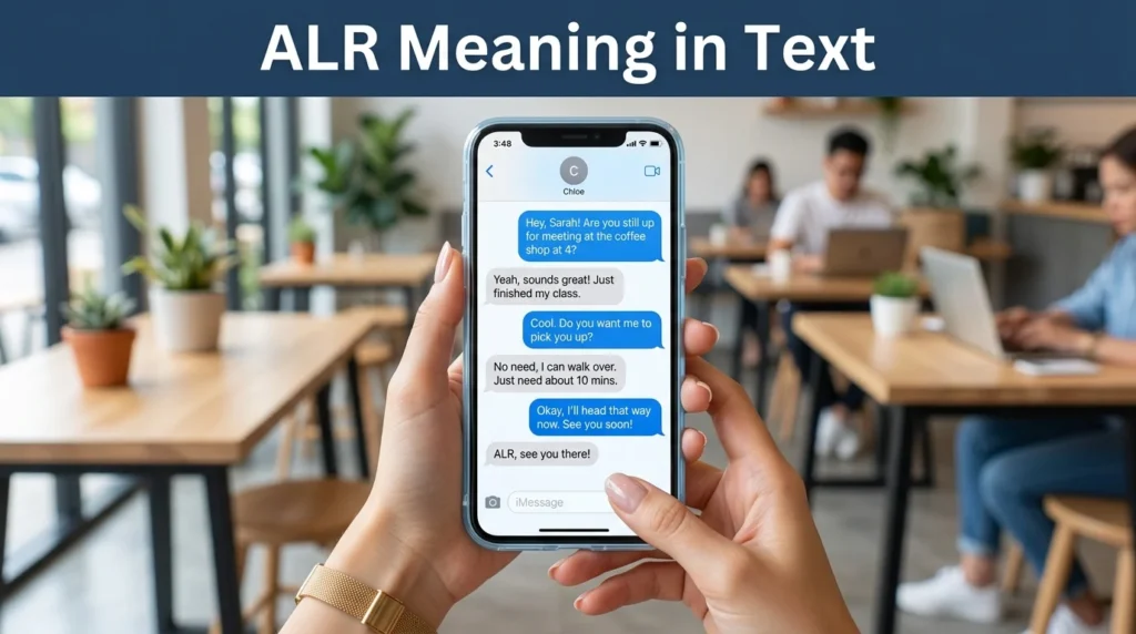 alr meaning in text
