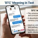 btc meaning in text
