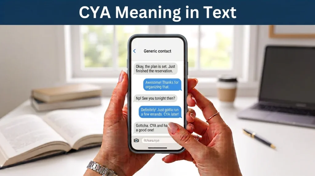 cya meaning in text