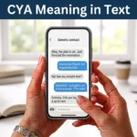 cya meaning in text