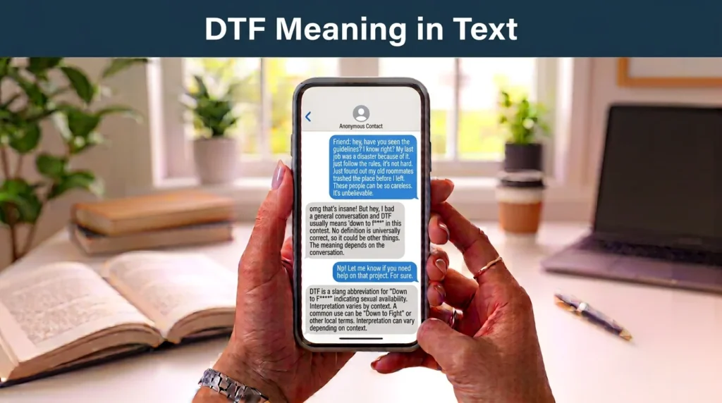 dtf meaning in text