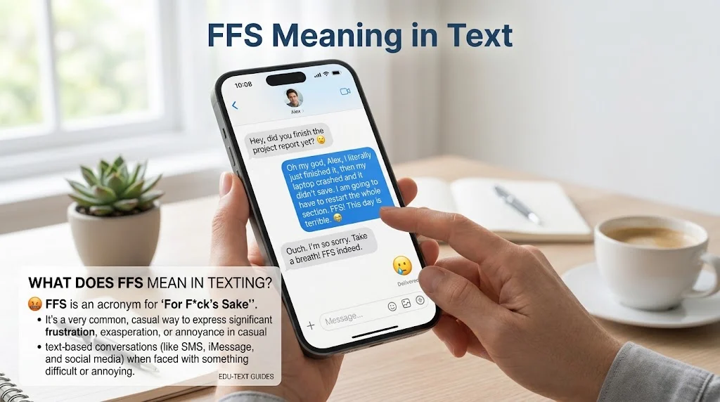 ffs meaning in text