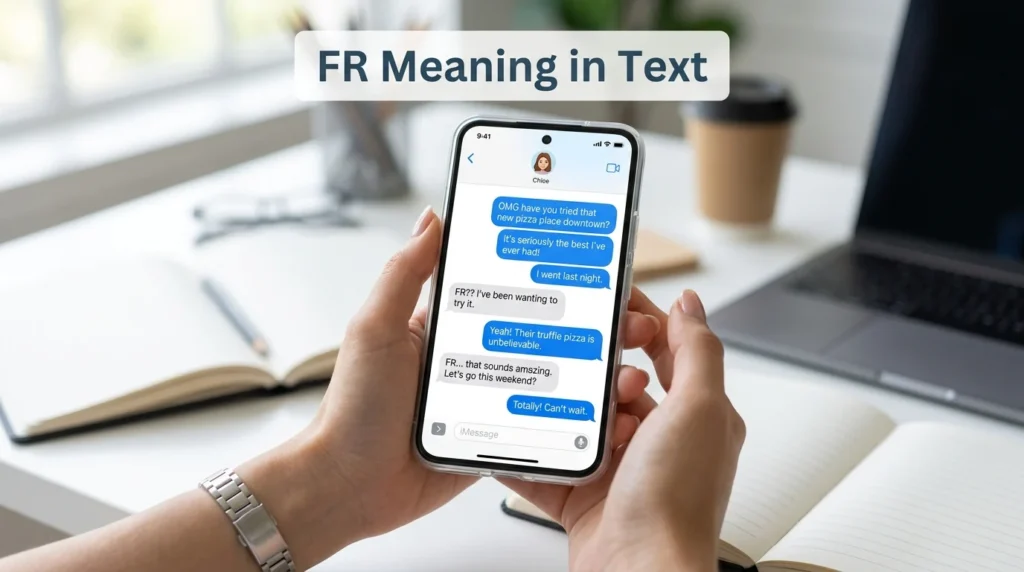 fr meaning in text