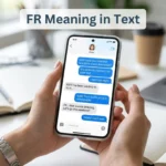 fr meaning in text