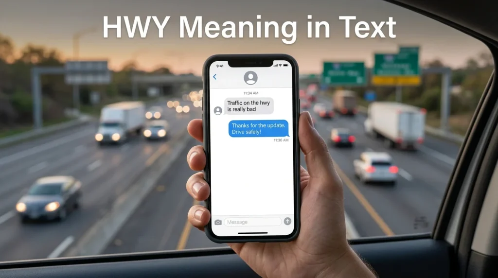 hwy meaning in text