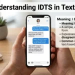 idts meaning in text