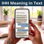 ihh meaning in text