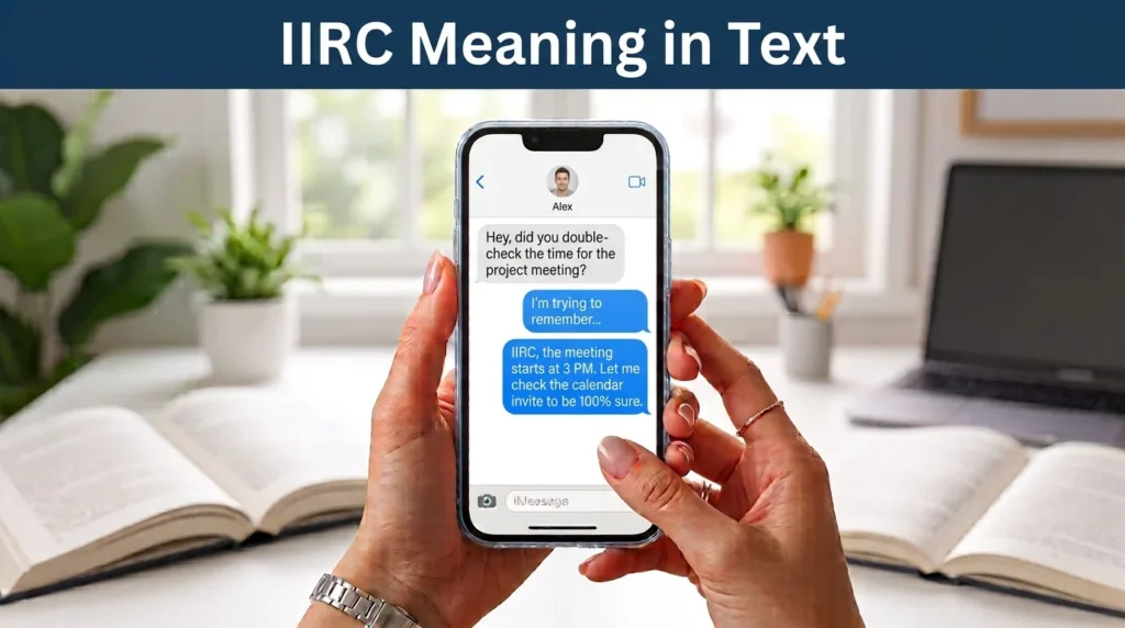 iirc meaning in text