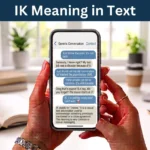 ik meaning in text