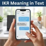 ikr meaning in text
