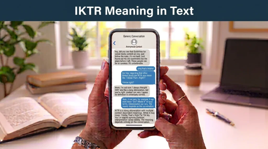 iktr meaning in text