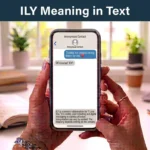 ily meaning in text