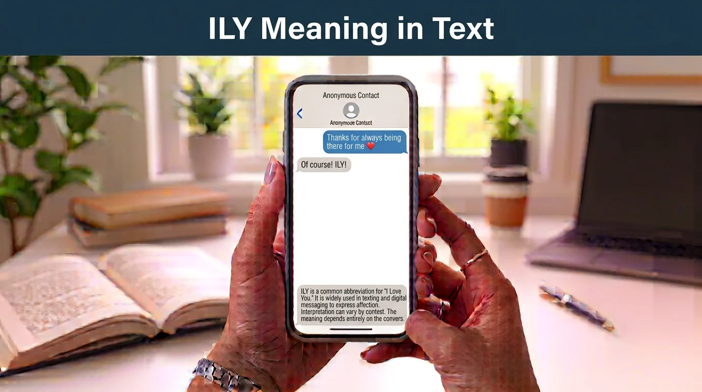 ily meaning in text