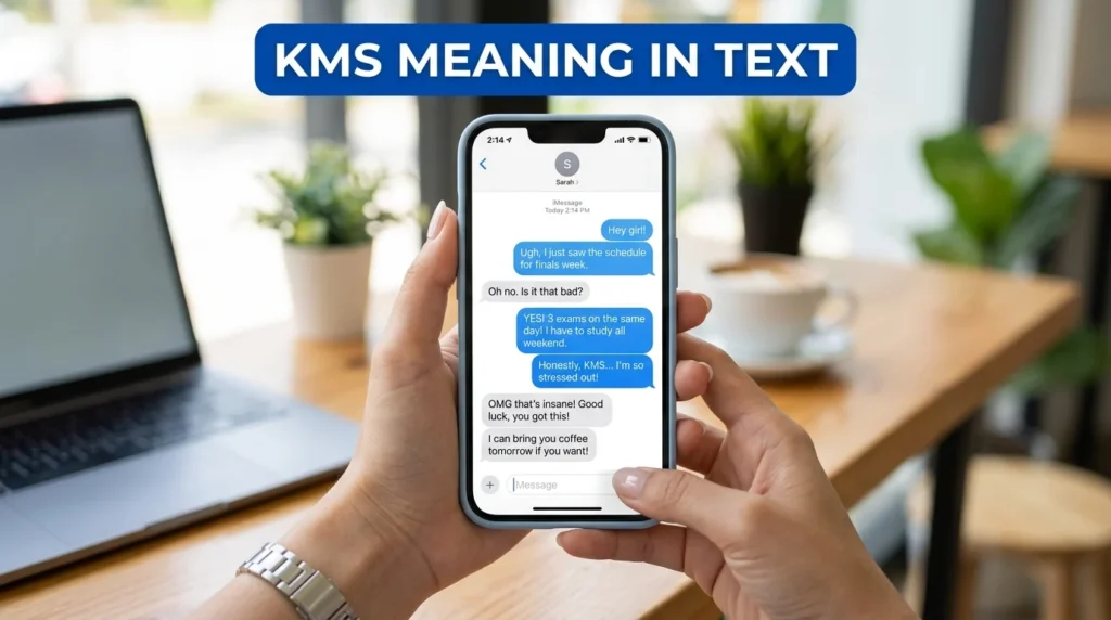 kms meaning in text